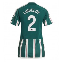 Dámy Fotbalový dres Manchester United Victor Lindelof #2 2023-24 Venkovní Krátký Rukáv